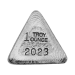 Morceau 1 once Silver Addict 2023 | Yeager's Poured Silver