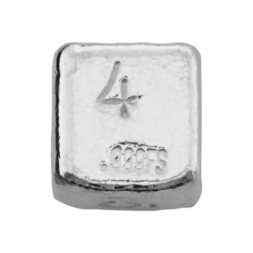 Dé 1 once d'argent | Yeager's Poured Silver