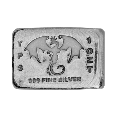 Set of 5 x 1 oz Silver Pac Man Set | Yeager's Poured Silver