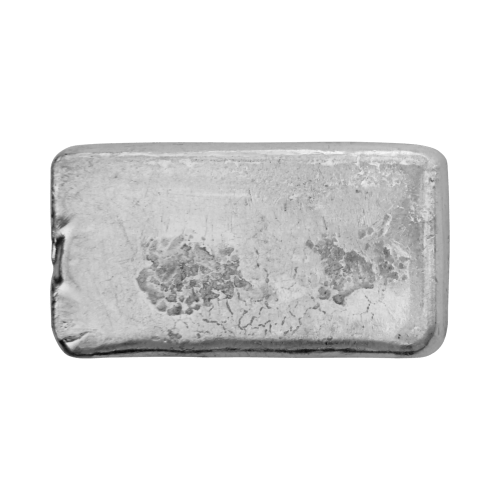 2 oz Silver Bare Bones Bar | Yeager's Poured Silver