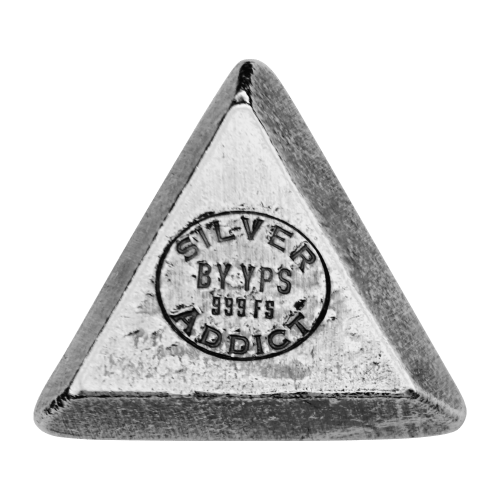 2 oz 2023 Silver Addict Wedge | Yeager's Poured Silver
