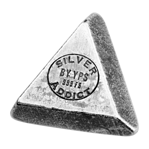 2 oz 2023 Silver Addict Wedge | Yeager's Poured Silver
