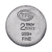 2 oz Skull and Crossbones Silver Round | Yeager's Poured Silver