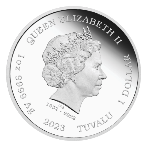 Pièce 1 once d'argent James Bond Vivre et laisser mourir 2023 | Monnaie de Perth