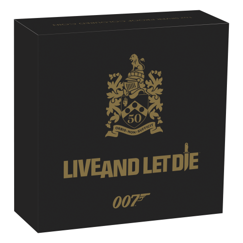 Pièce 1 once d'argent James Bond Vivre et laisser mourir 2023 | Monnaie de Perth