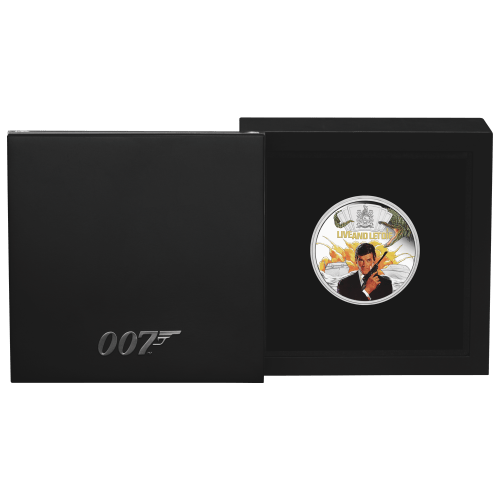 Pièce 1 once d'argent James Bond Vivre et laisser mourir 2023 | Monnaie de Perth