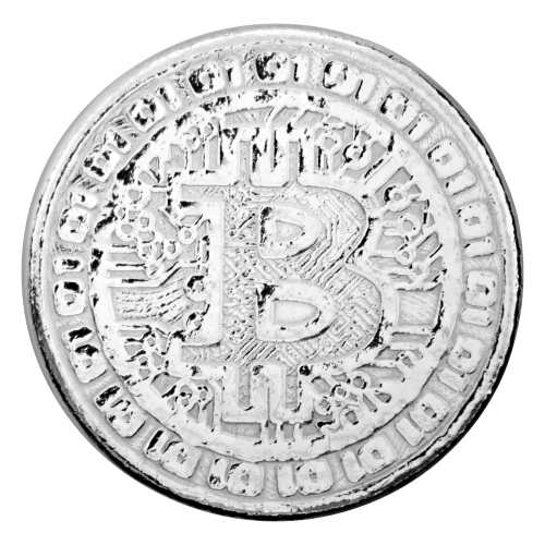 3 oz Silver Bitcoin | Yeager's Poured Silver