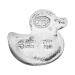 Ducky 3 onces d'argent | Yeager's Poured Silver