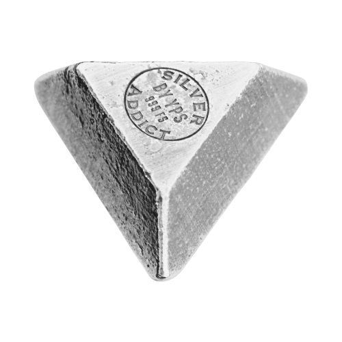 4 oz 2023 Silver Addict Truncated Wedge | Yeager's Poured Silver
