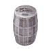 5 oz Silver Antiqued Barrel | Yeager's Poured Silver