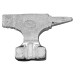 10 oz Silver Anvil | Yeager's Poured Silver