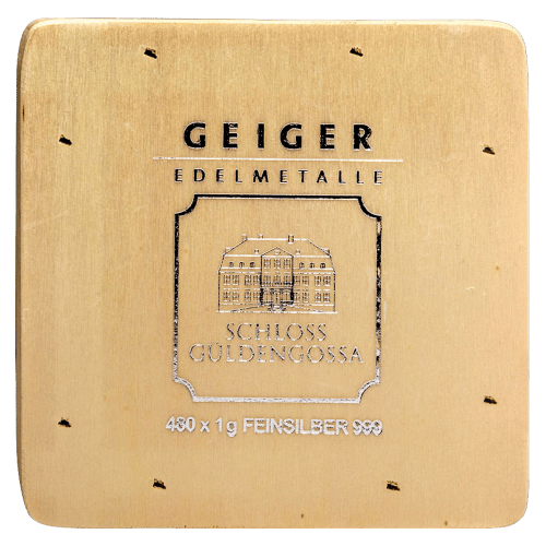 Boîte « Monster Box » vide pour lingots 1 gramme d'argent Série Original | Geiger Edelmetalle