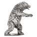 12 oz Ozzy the Bear Silver Statue