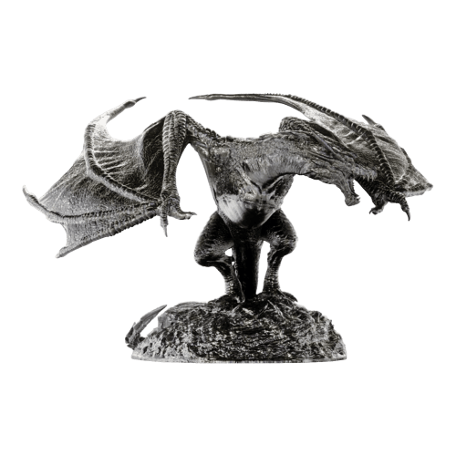 9 oz Wyvern Silver Statue