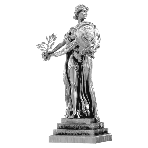 28 oz Standing Liberty Silver Statue