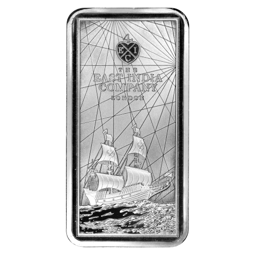 10 oz 2023 Saint Helena Silver Bar | East India Company | Silver