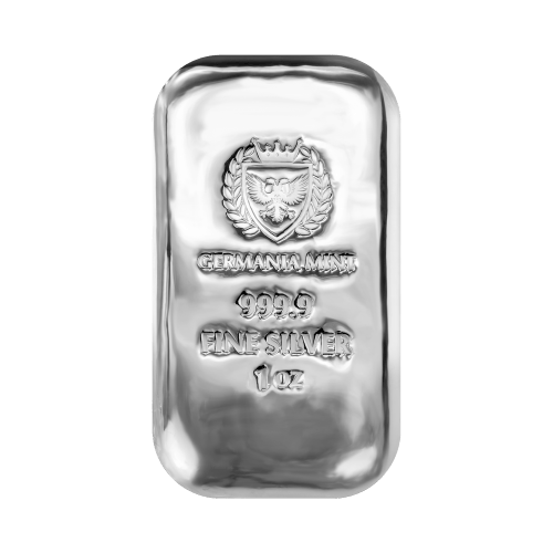 1 oz Cast Silver Bar | Germania Mint