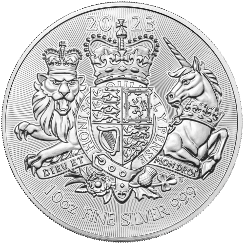 Pièce 10 onces d'argent Armoiries royales 2023 | La Monnaie royale