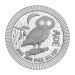 Pièce 1 once d'argent empilable Chouette d'Athènes Année aléatoire | Monnaie de SilverTowne