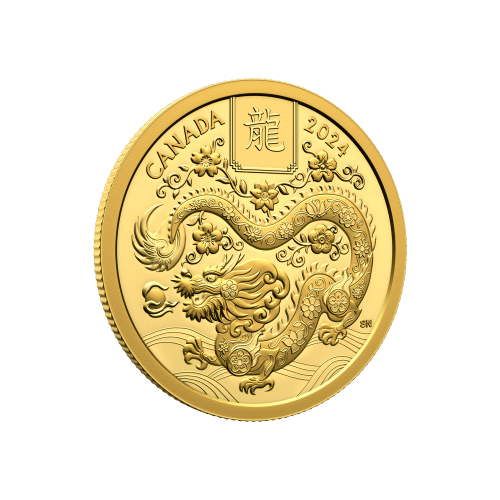 1/2 oz 2024 Lunar Year of The Dragon Gold Coin | Royal Canadian Mint