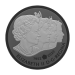 1 oz 2022 Her Majesty Queen Elizabeth II Royal Cypher Black Rhodium Plated Silver Coin | Royal Canadian Mint