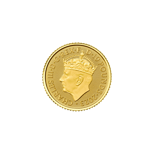 Pièce 1/10 once d'or Le couronnement de Sa Majesté le roi Charles III 2023 | Monnaie royale