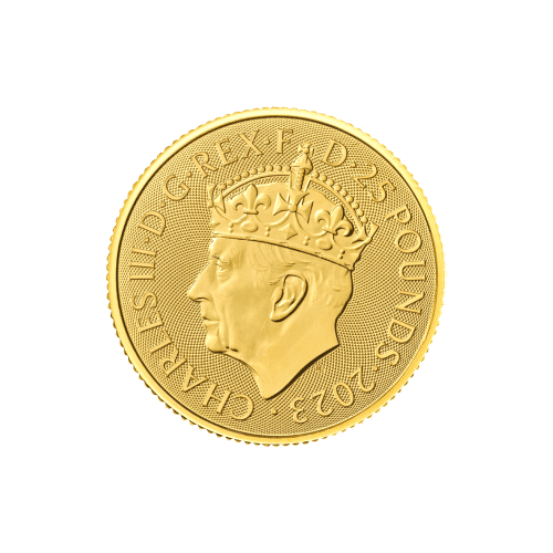 Pièce 1/4 once d'or Le couronnement de Sa Majesté le roi Charles III 2023 | La Monnaie royale