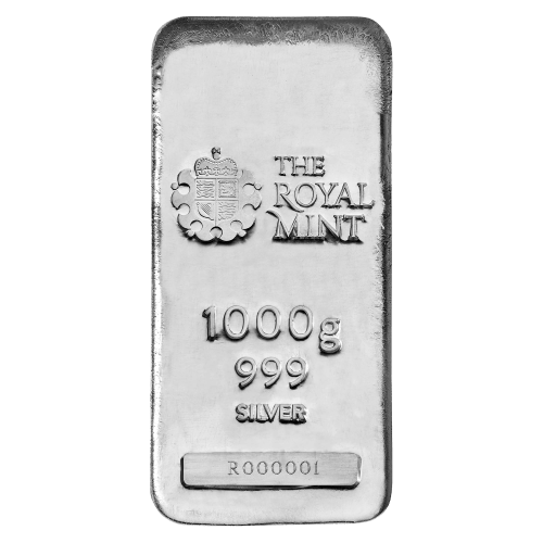 Lingot 1 kilo d'argent coulé | La Monnaie royale
