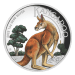 1 oz 2023 Australian Kangaroo High Relief Colourized Silver Coin | Perth Mint