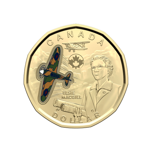 2023 Honouring Elsie MacGill Colourized $1 Coin Roll | Royal Canadian Mint