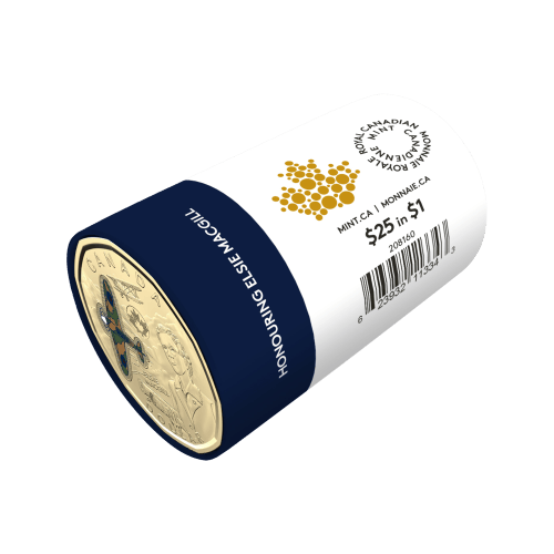 2023 Honouring Elsie MacGill Colourized $1 Coin Roll | Royal Canadian Mint