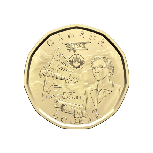 2023 Honouring Elsie MacGill Non Colourized $1 Coin Roll | Royal Canadian Mint