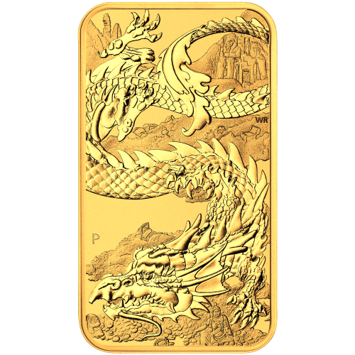 1 oz 2023 Dragon Rectangular Gold Coin | Perth Mint
