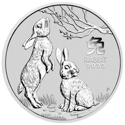 5 oz 2023 Lunar Year of the Rabbit Silver Coin | Perth Mint