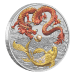 Pièce 1 once d'argent coloré Mythes et Légendes chinois : Dragon rouge et Carpe 2023 | Monnaie de Perth