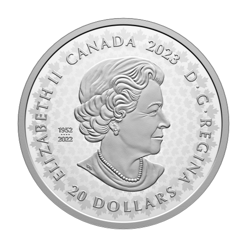 1 oz 2023 Great Hunters: Grizzly Bear Ultra High Relief Silver Coin | Royal Canadian Mint