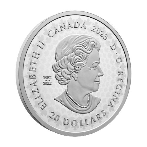 1 oz 2023 Great Hunters: Grizzly Bear Ultra High Relief Silver Coin | Royal Canadian Mint