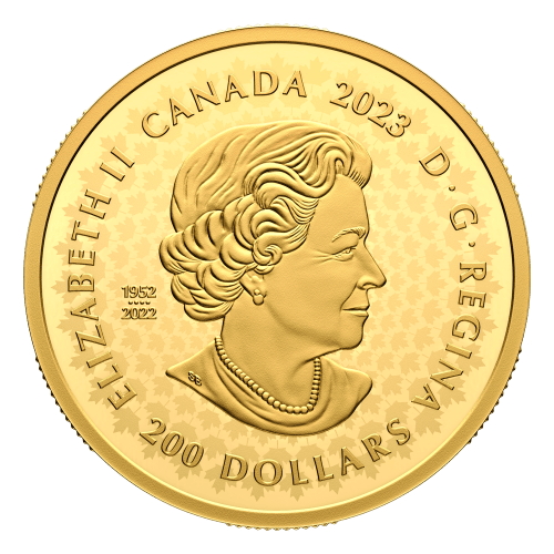1 oz 2023 Great Hunters: Grizzly Bear Ultra High Relief Gold Coin | Royal Canadian Mint