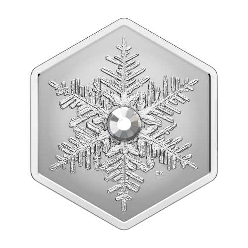 Pièce 1 once en forme de flocon de neige 2023 | Monnaie royale canadienne