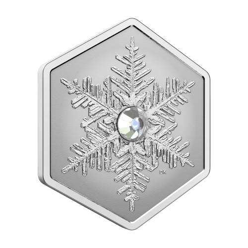 Pièce 1 once en forme de flocon de neige 2023 | Monnaie royale canadienne