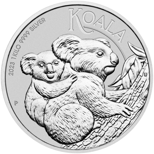 Pièce 1 kilo d'argent Koala australien 2023 | Monnaie de Perth