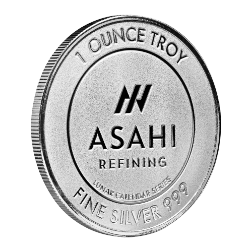 1 oz 2024 Lunar Year of the Dragon Silver Round | Asahi Refining