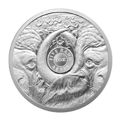 1 oz 2023 Big 5 Series: Cape Buffalo Silver Coin in Card | South African Mint
