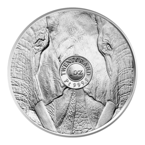 1 oz 2023 Big 5 Series: Elephant Platinum Coin | South African Mint