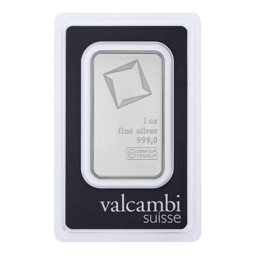 100 gram Minted Silver Bar | Valcambi | Silver Gold Bull US