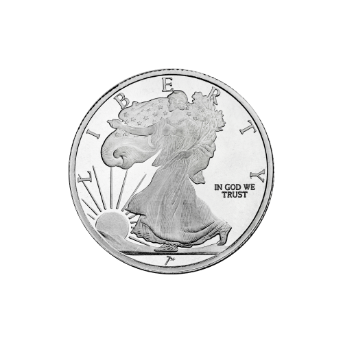 1/4 oz Walking Liberty Silver Round | Silvertowne Mint