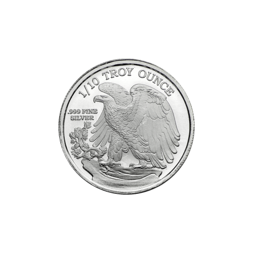Ronde 1/10 once d'argent Liberté marchant | Monnaie de SilverTowne