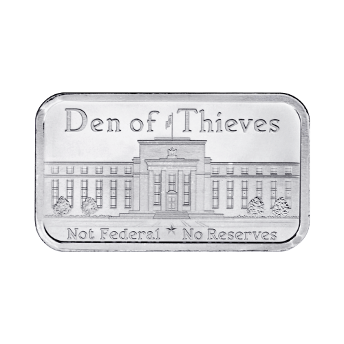 1 oz Den of Thieves Silver Bar | Golden State Mint