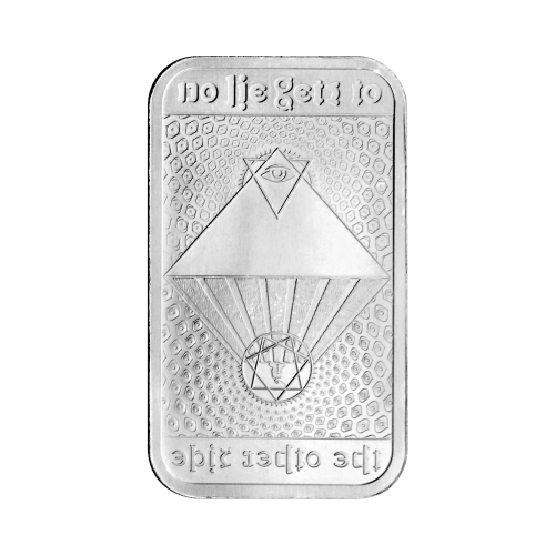 1 oz No Lie Silver Bar | Golden State Mint | Silver Gold Bull US