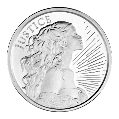 1 oz Justice Silver Round | Silver Shield